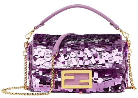 fendi mini baguette sequin|fendi baguette bag price.